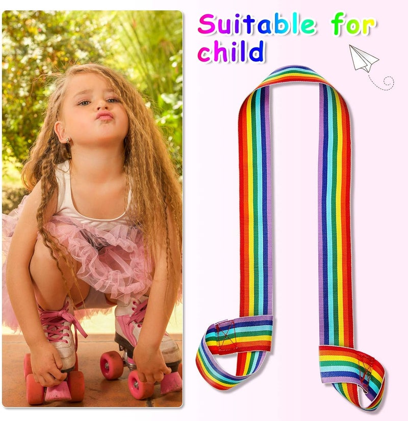 Skylety حزام حذاء التزلج القابل للتعديل 2 قطعة مع حزام كتف مرن لحمل الأطفال والنساء والرجال للتزلج - Image 5